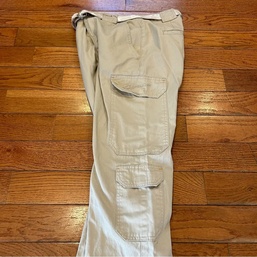 FIVESTAR GENERAL CO. Sierra Cargo Pants Belt Included Beige Women's Size 0 - Image 6