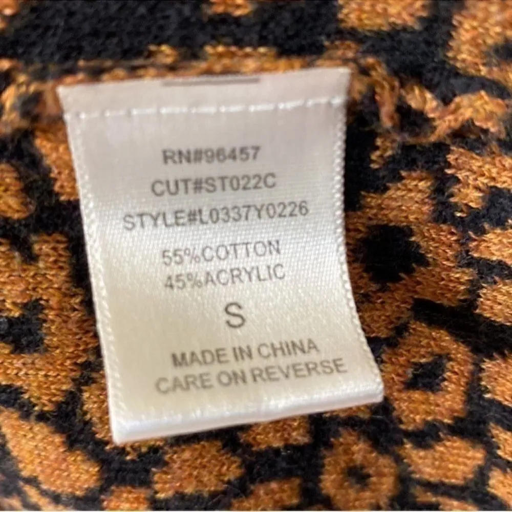 Eyeshadow Cheetah Print Sweater(Size Small) - Image 6