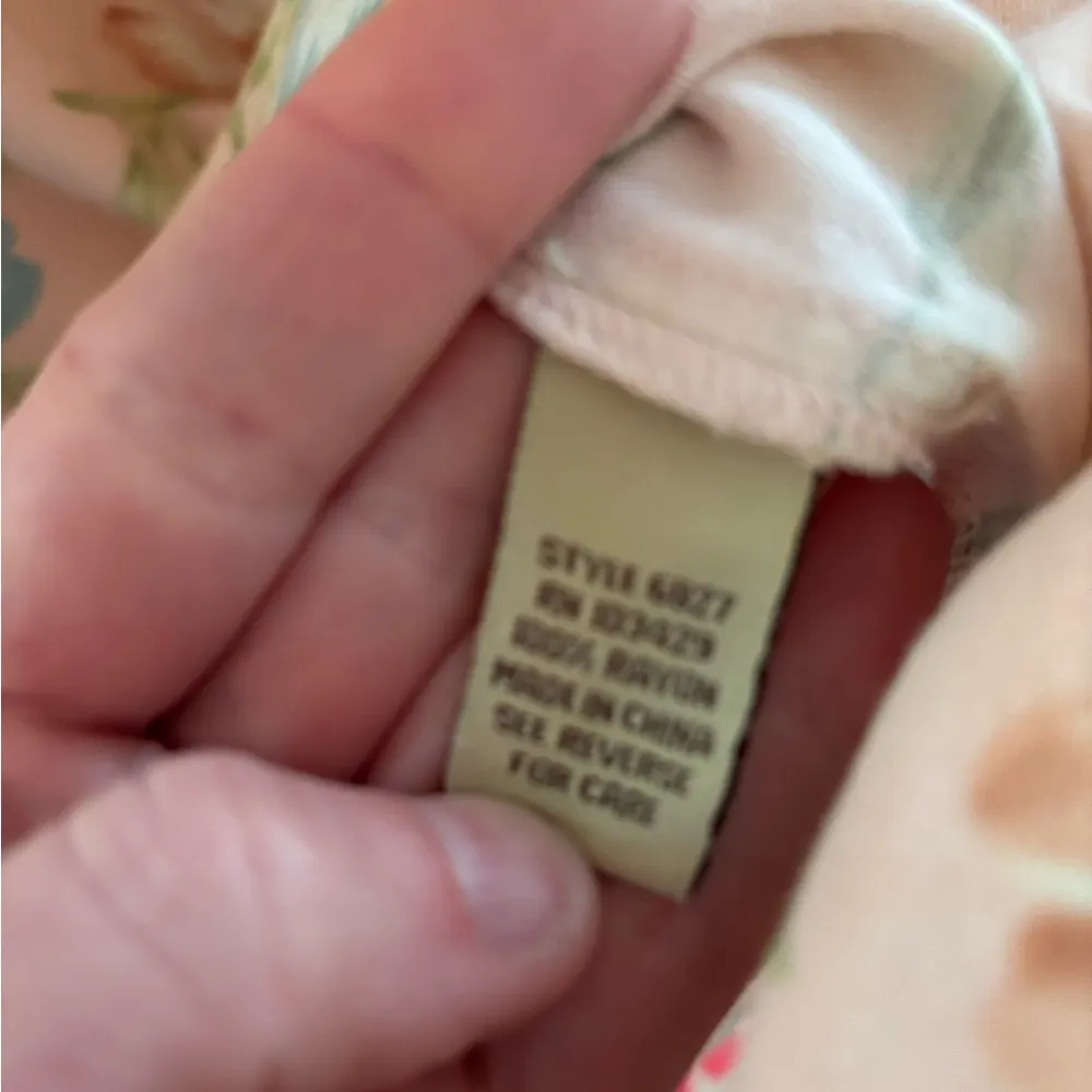 Tahiti Reef Club Sleeveless Floral Rayon Dress with Side Slits, midi Pink Size XL - Image 3