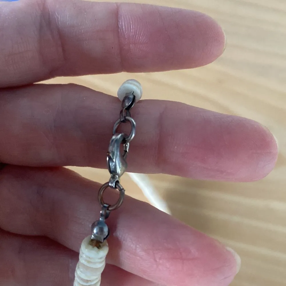 Round‎ shell necklace preppy necklace early 2000s Y2k - Image 3