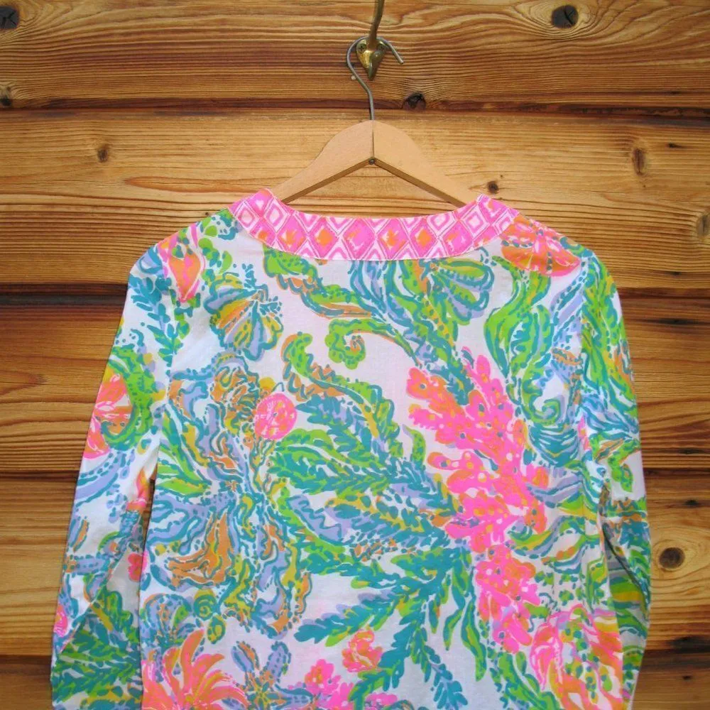 NWOT Lilly Pulitzer Amelia  Island Tunic “Casa Marina” Top S - Image 7