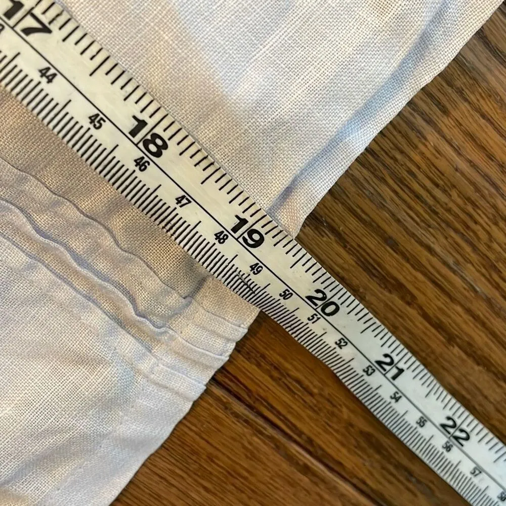 The Eagles Eye 100% linen Lavender short sleeve button down small Purple - Image 5