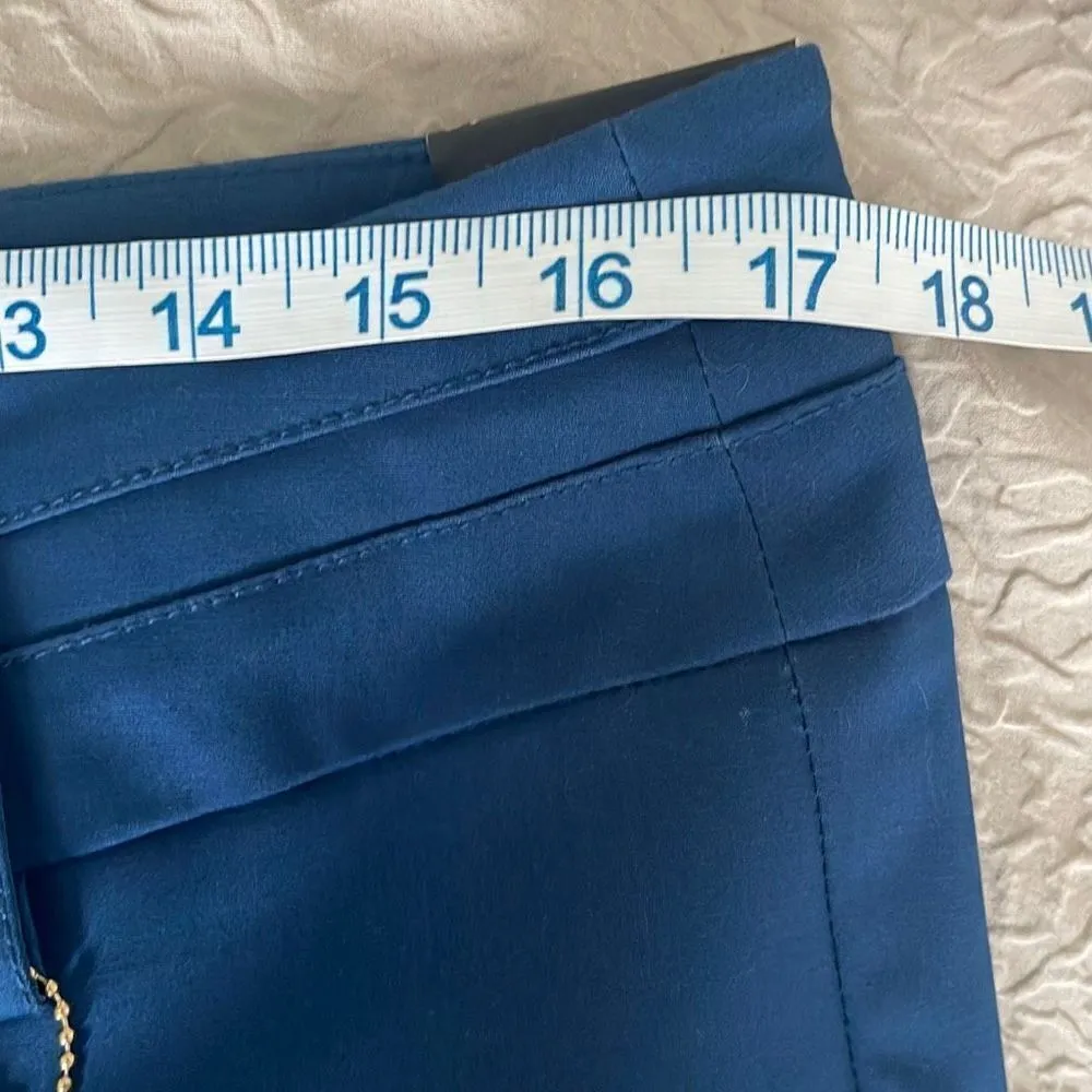 Zac &‎ Rachel Womens Slim Crop Capri Pants Stretch Casual Summer Blue Size 12 - Image 8