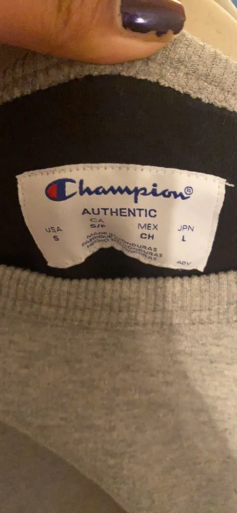Champion Grey Pullover - Image 3