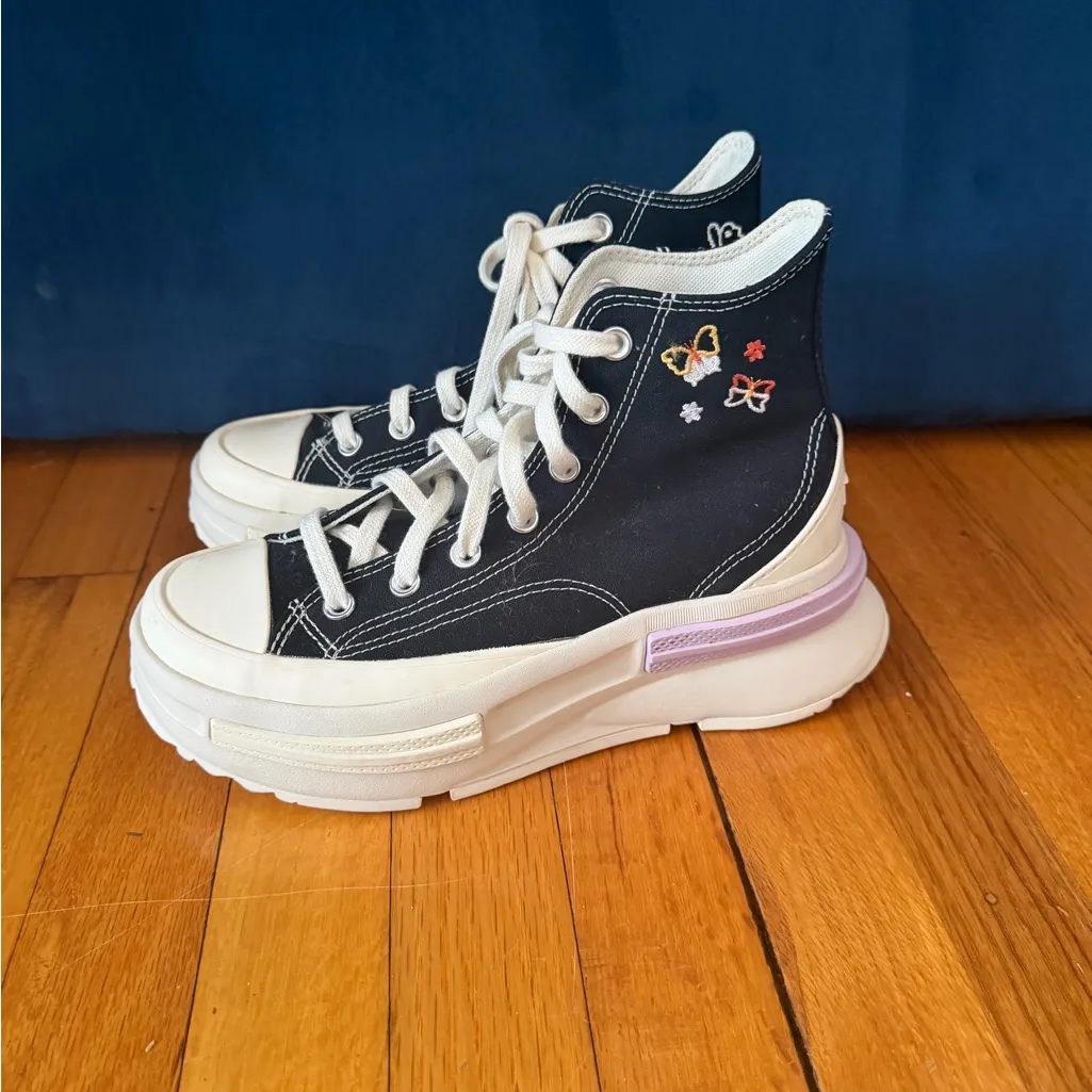 Converse Run Star Legacy CX Butterfly Wings Hi Shoe, A05978C (Womens Size 7) - Image 6