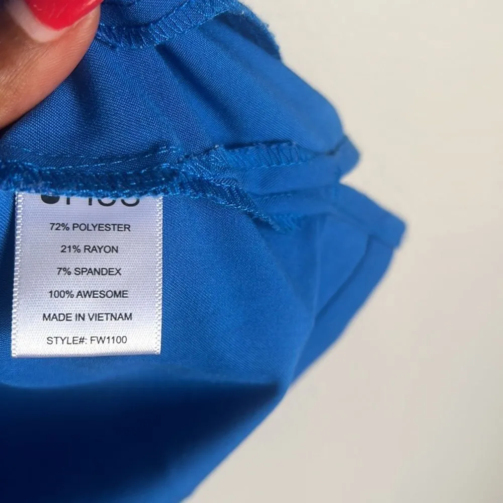 Figs Casma Three-Pocket Scrub seton royal blue - Image 5