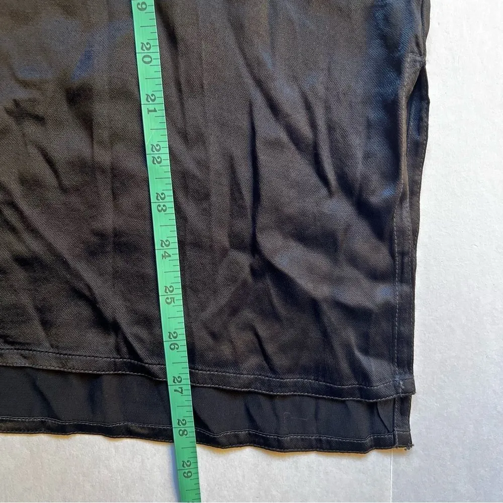 Johnny Was Biya Black Adira Satin Embroidered Blouse Size Small NWT - Image 8