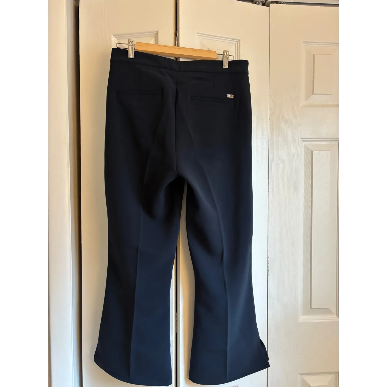 Tommy Hilfiger Navy Blue Flare Dress Pants – Size 8 - Image 4