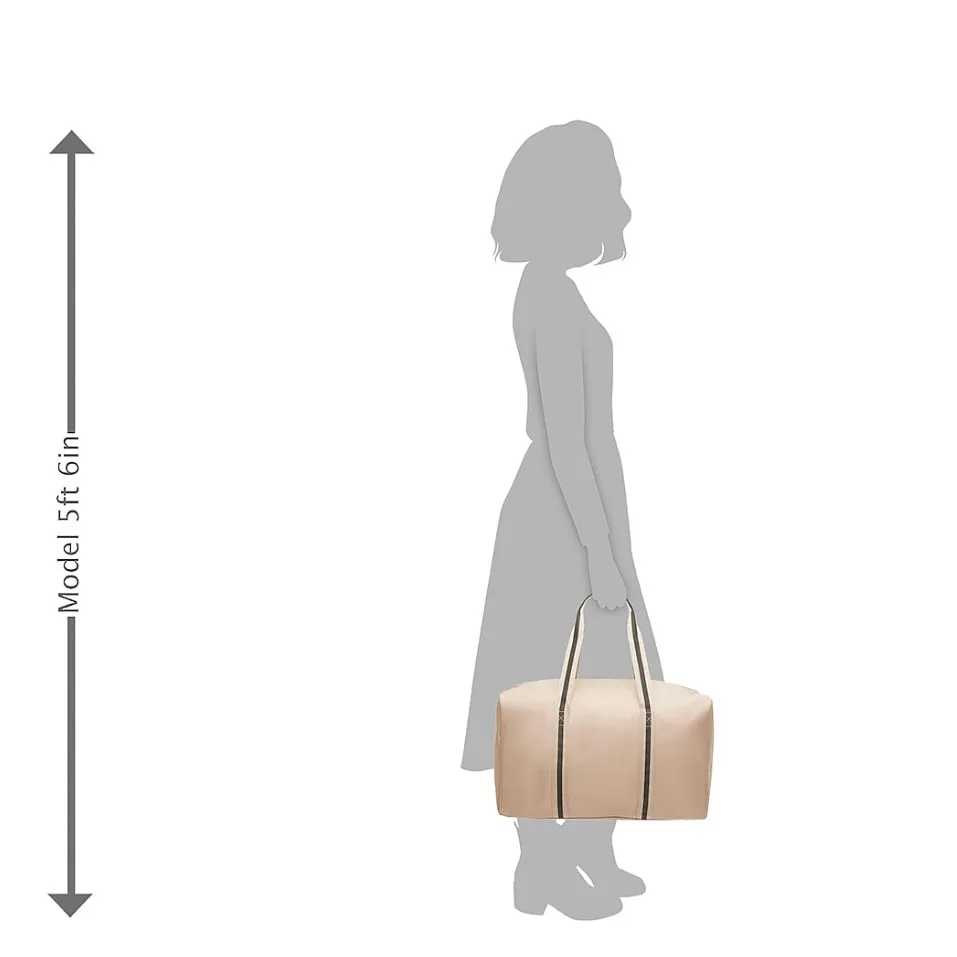 DSW Exclusive 2 pc set Weekender and Belt Sling bags in taupe and black - Image 5