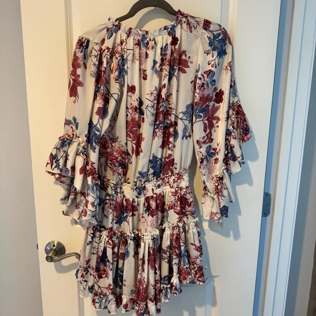 Misa Los Angeles Cecilia Floral Tiered Mini Dress | XS - Image 7