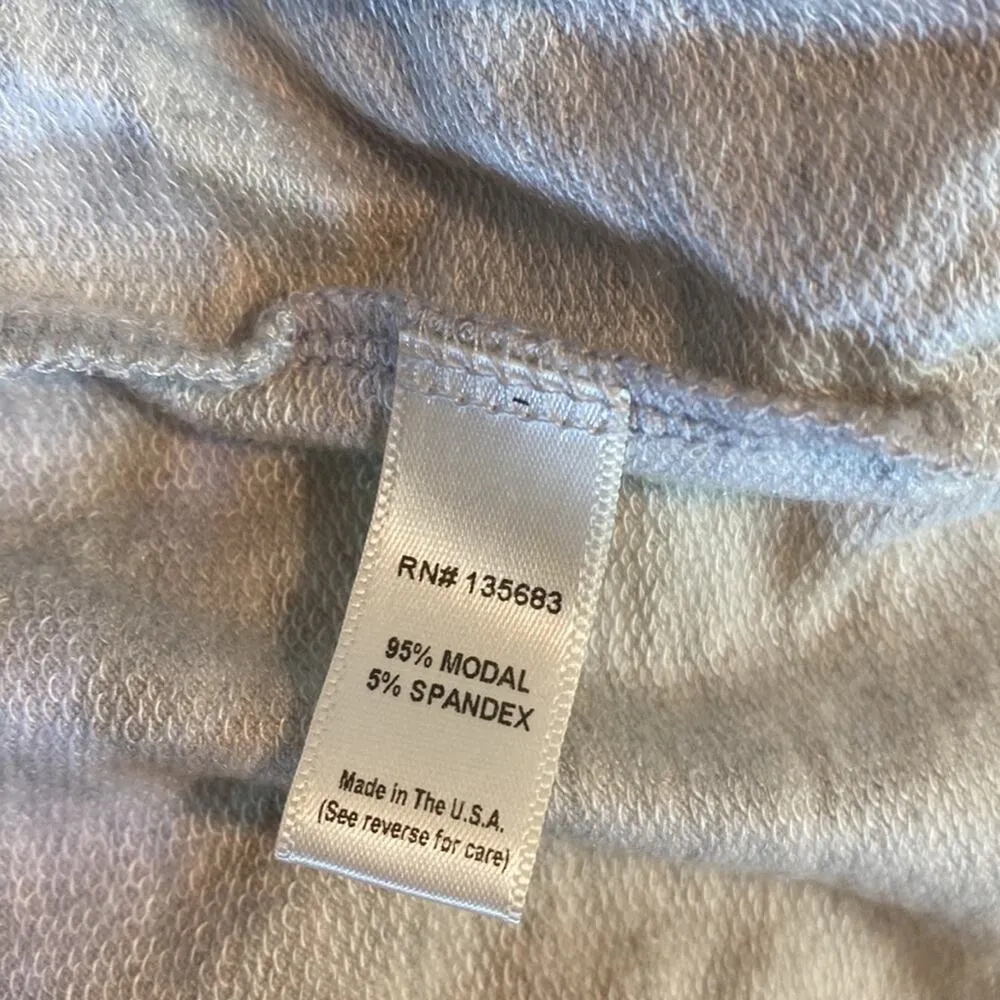 Le Marche Naked Princess Modal Ava Pleated Sweat Pants Grey NWT Size Small Gray - Image 8
