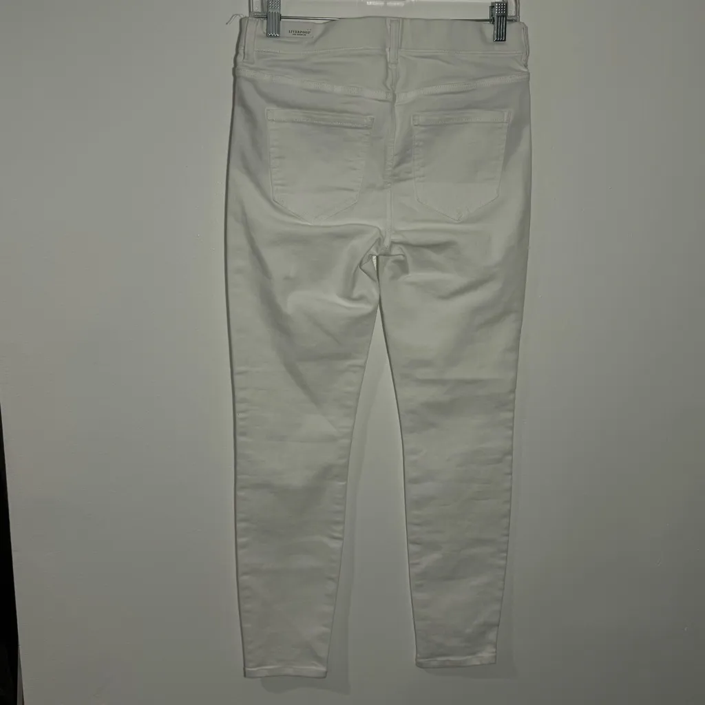 NWT Stitch Fix Liverpool Gia Glider Ankle Skinny In White Size‎ 2/26 - Image 6