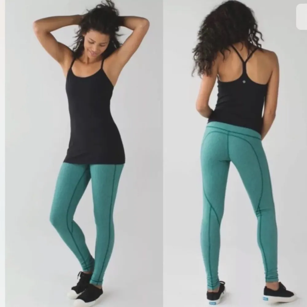 Lululemon Wunder Under Wee Stripe Heathered Menthol Size 6 - Image 11