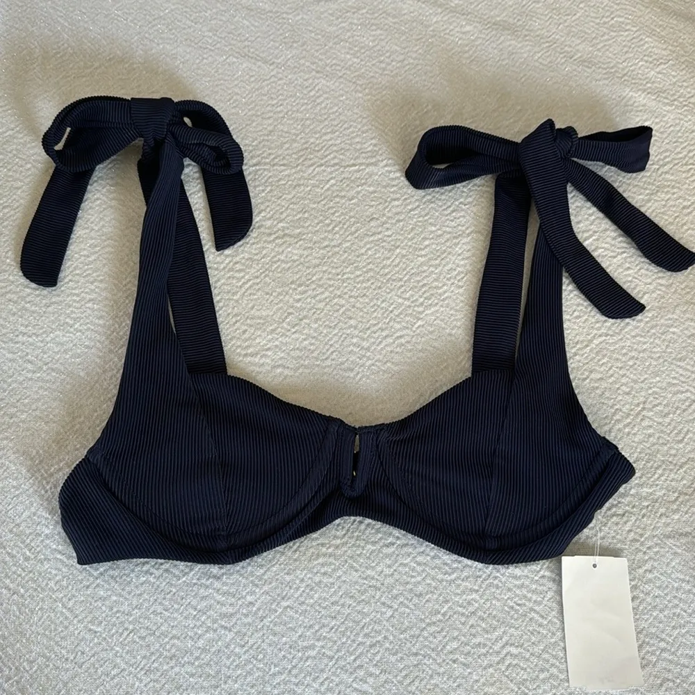 Beach Riot Blair Bikini Set, Top size Large, bottom size X-Large, Navy, $206 - Image 6