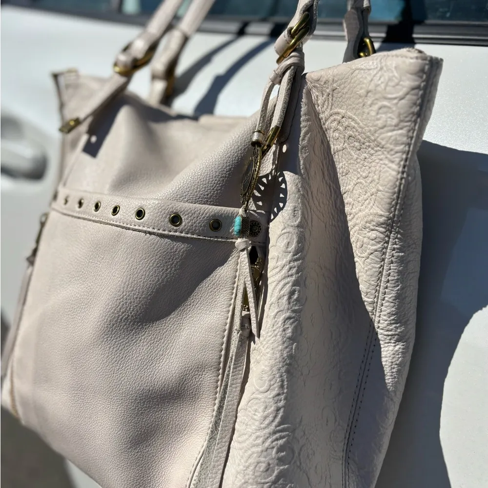 The Sak   Cream shoulder Handbag - Image 5