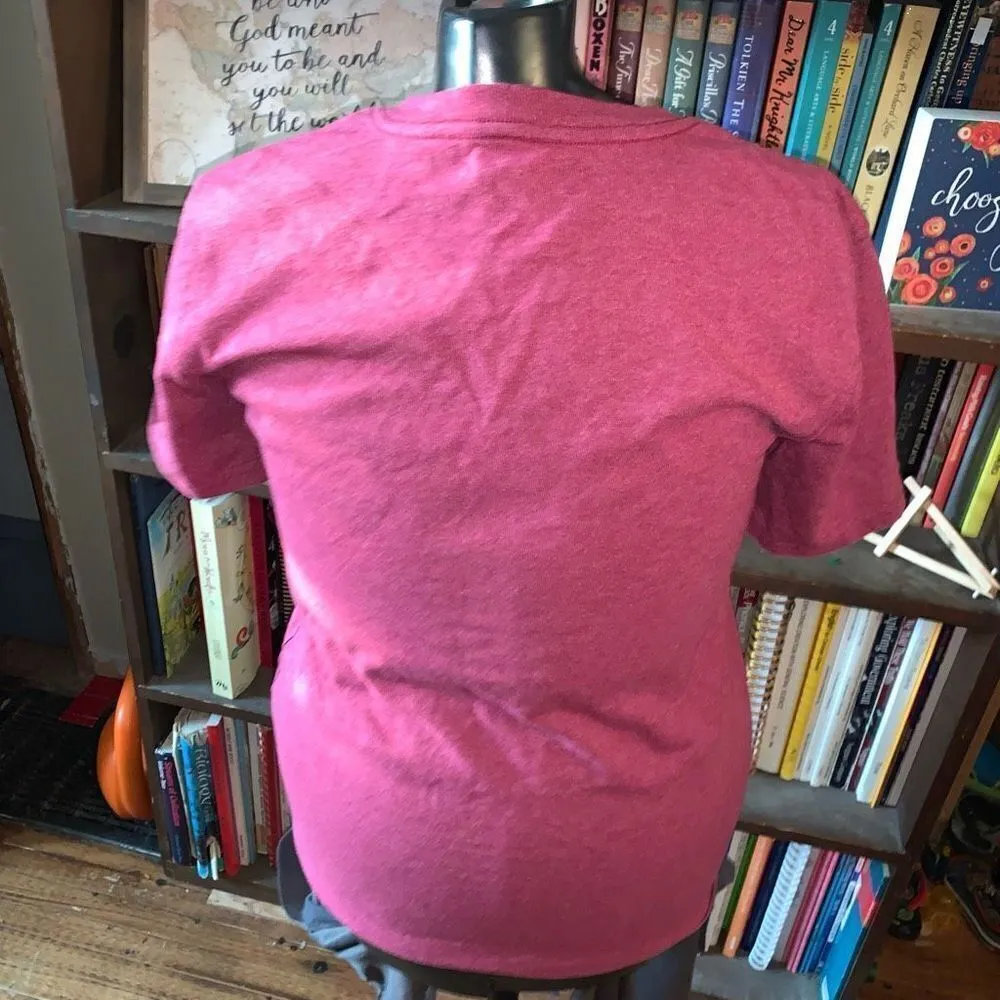 Carhartt red loose fit streetwear S workwear T-shirt - Image 2