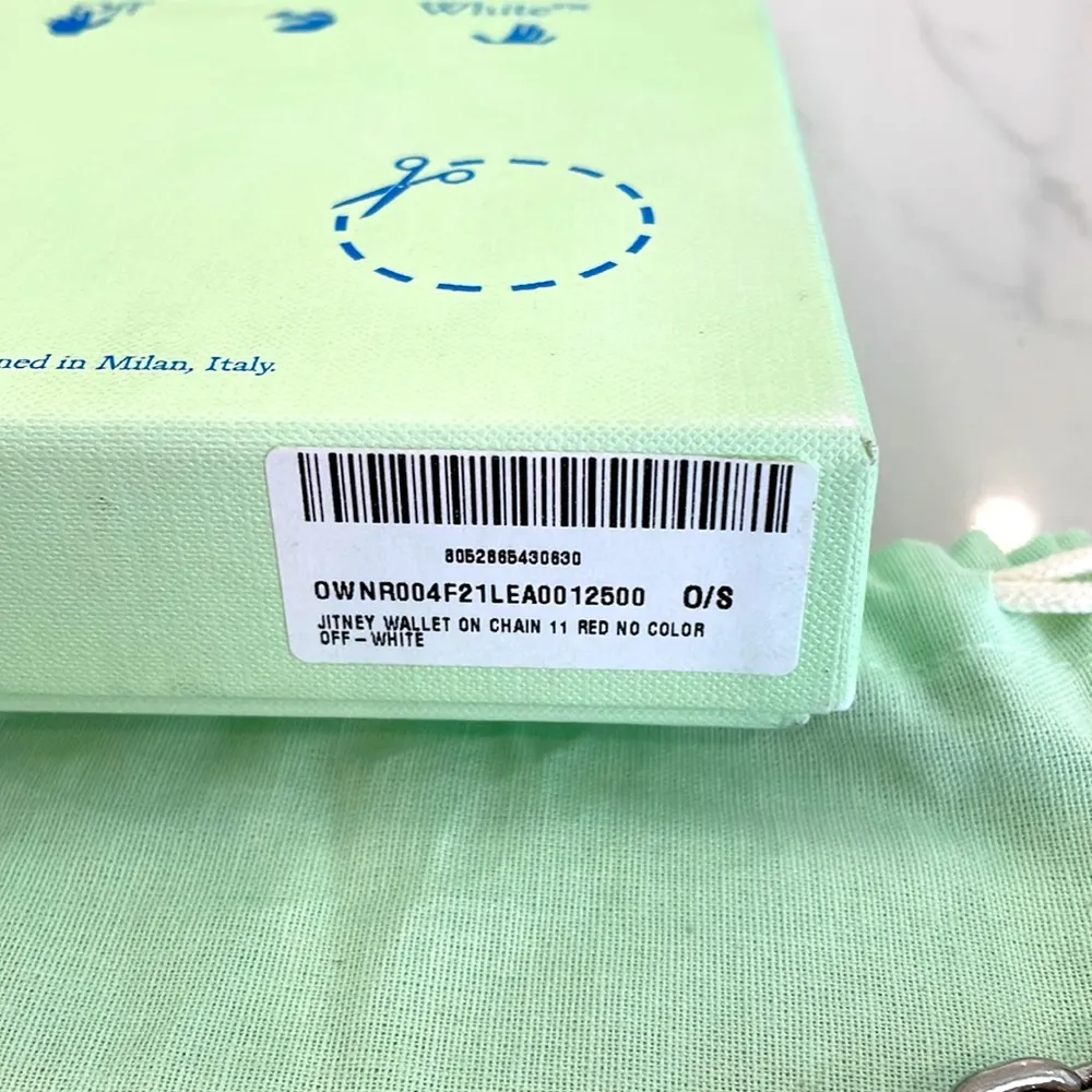 Off-White Jitney Walllet On Chain Bag - Image 9