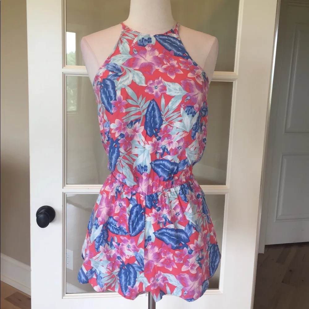 American Eagle Tropical Romper - Image 5