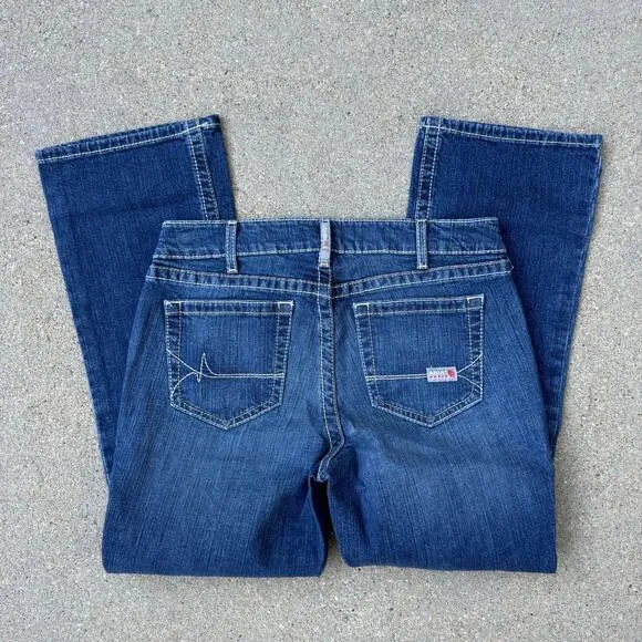 Ariat FR DuraStretch Basic Boot Cut Blue Jeans 31S Style 10016176 - Image 2