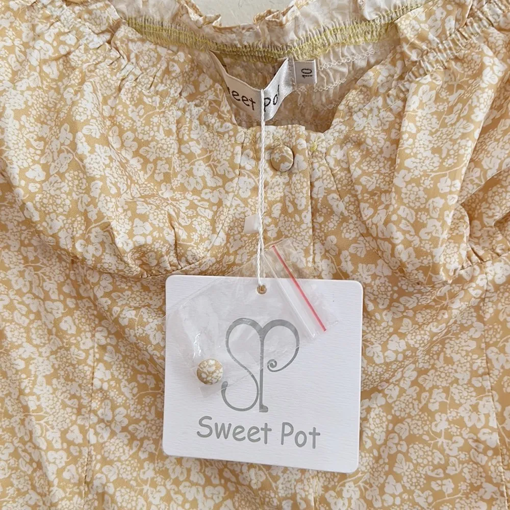 Hello Molly  | Yellow Floral Dress - Image 9