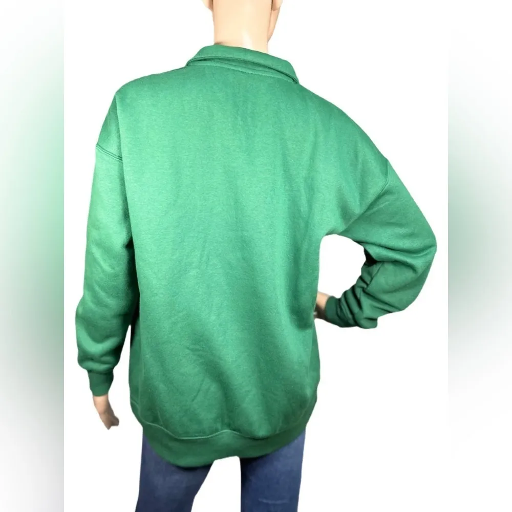 SELF ESTEEM Oversized Quarter Zip “Track & Field” Sweater - Image 2
