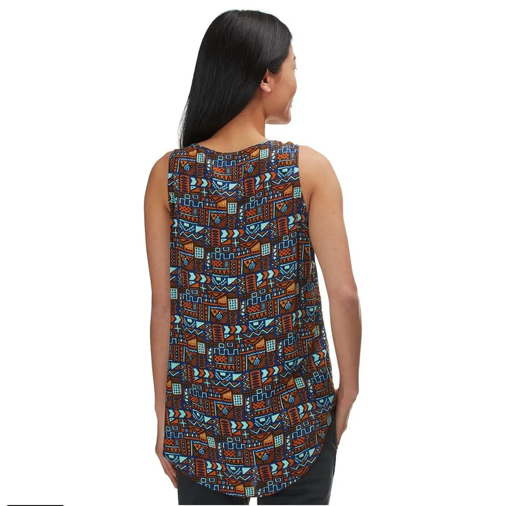 KAVU Women’s Sz Small Beryl Tank Top Blouse Sleeveless Rayon - Image 8