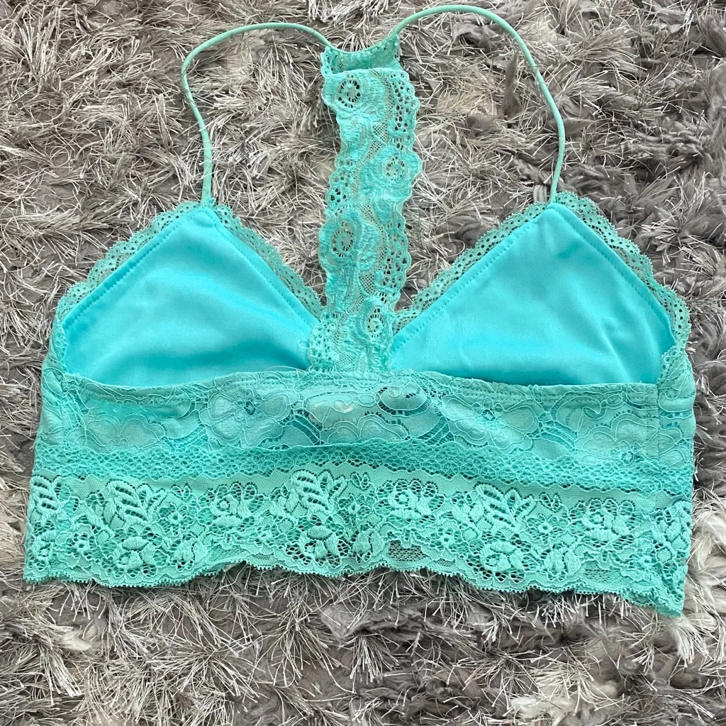 Flying Tomato Lace Bralette in Mint Green - Image 3