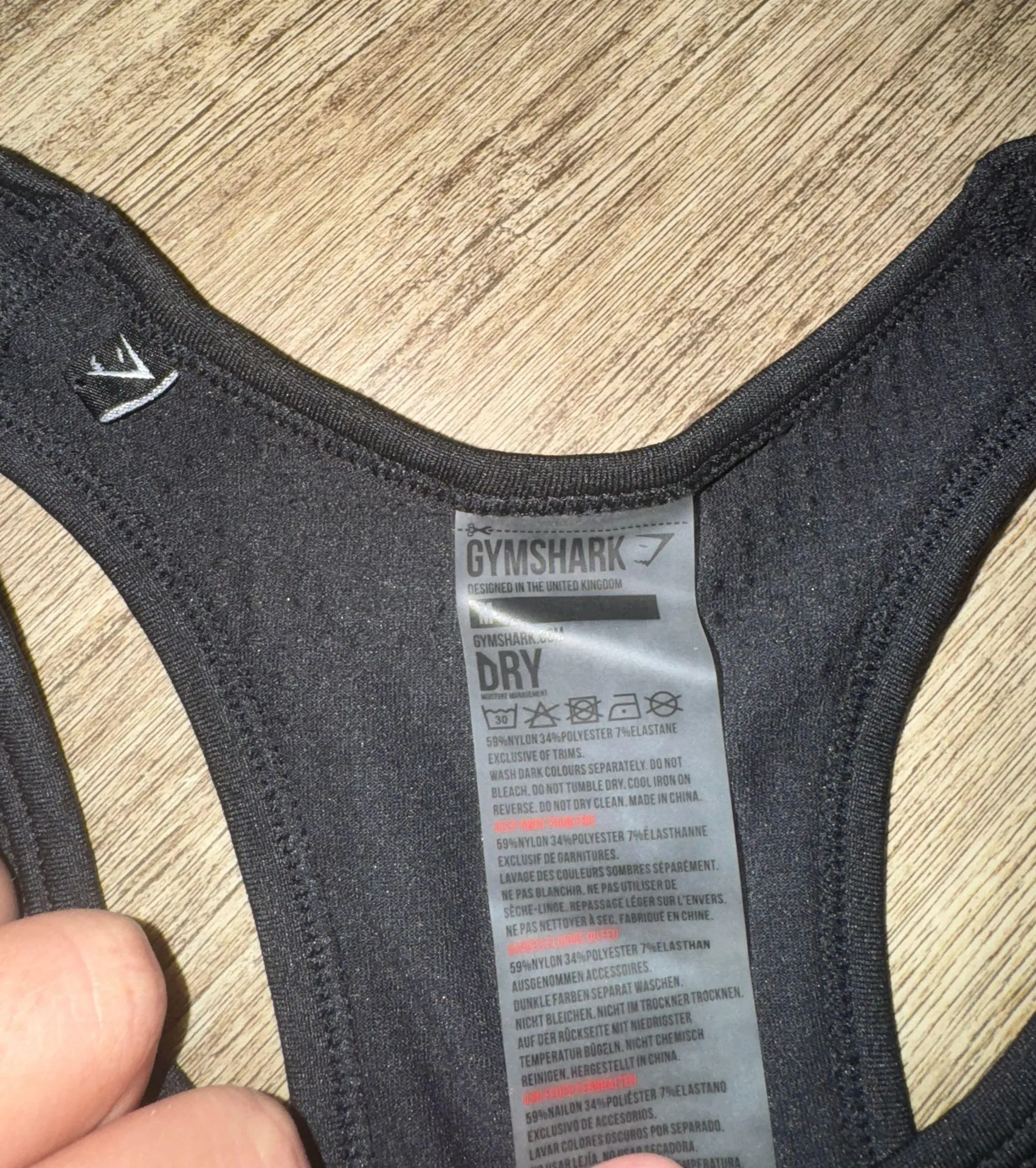 NWOT  Vital Seamless Black Tank - Medium - Image 3