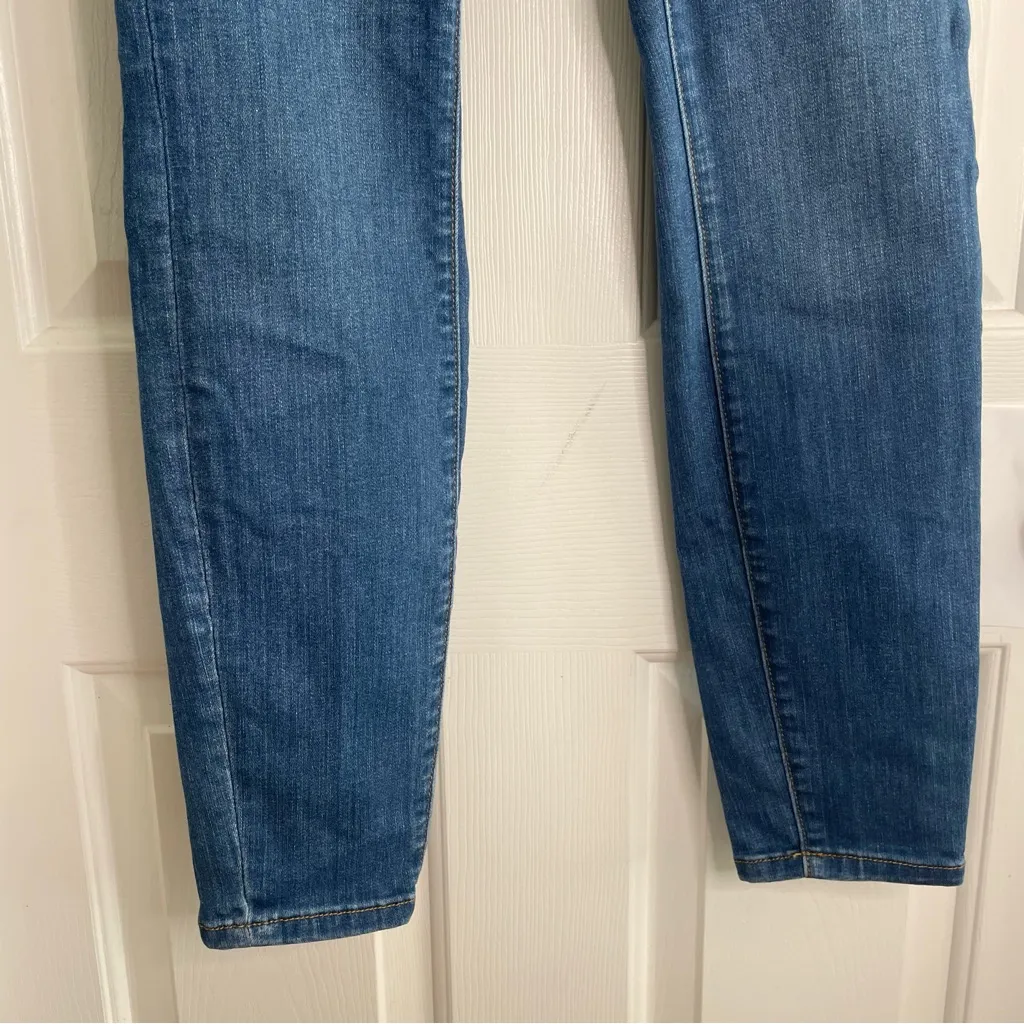 Anthropologie Pilcro Classic Blue Women's High Rise denim legging size 28 retro - Image 2