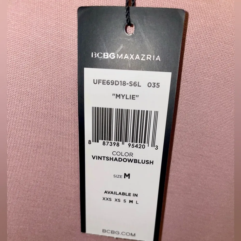 BCBG MaxAzria Mylie Maxi Sleeveless Tank Dress - Pink Size Medium NWT - Image 7