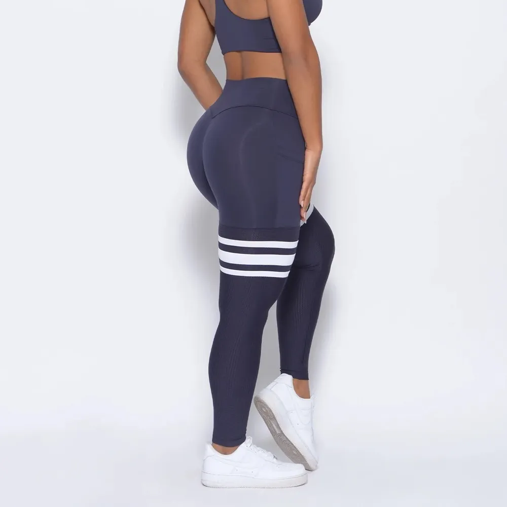 Bombshell sportswear  Perform Thigh Highs, Twilight Blue - Image 7