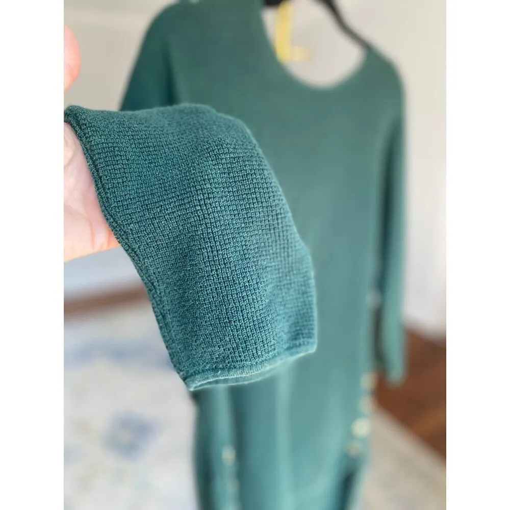 Michael Kors Knit Tunic Sweater Coastal Grandmother Quiet Luxury Cottagecore - Image 6