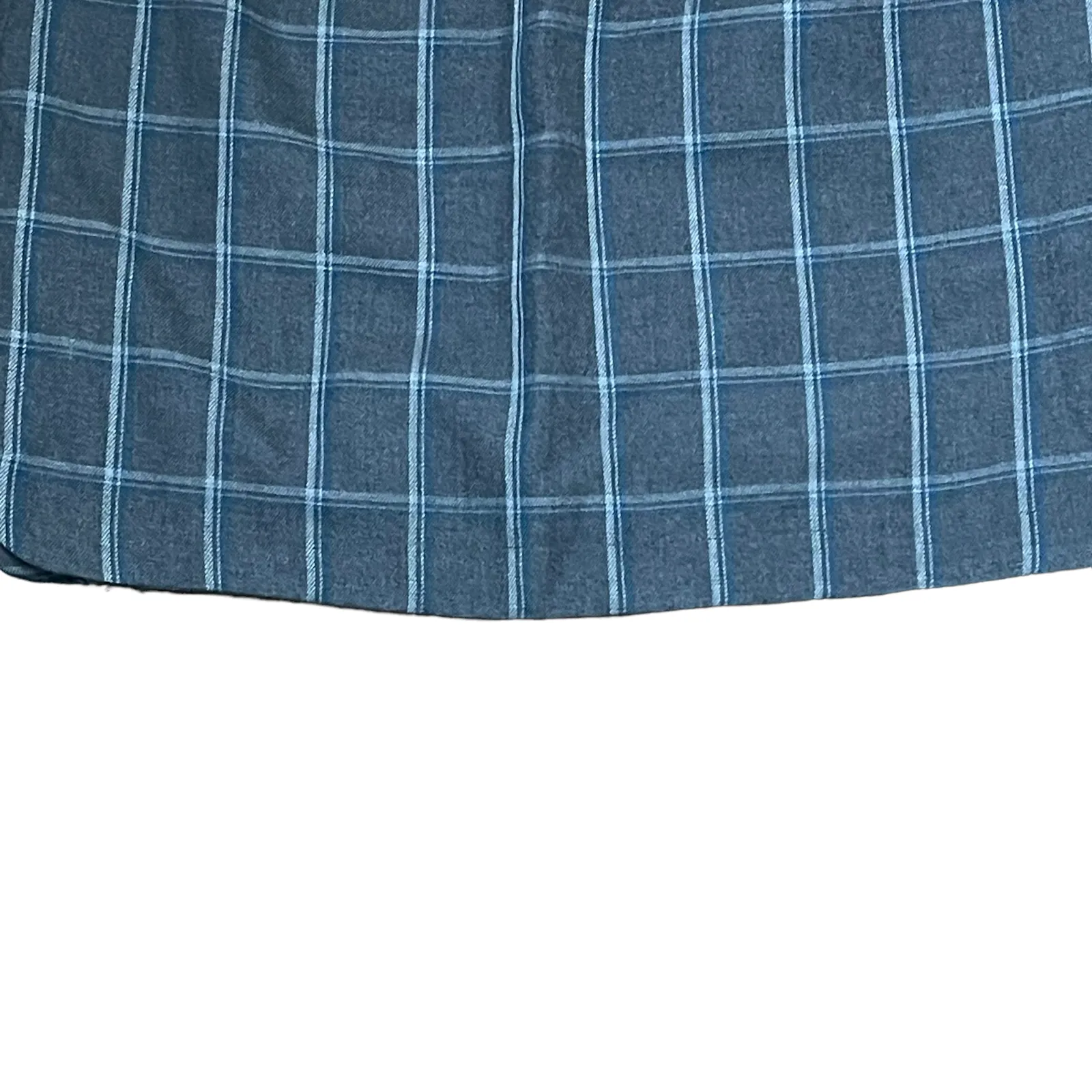 Gap Pencil Skirt Size 6‎ Gray With Green Gray Windowpane Womens Lined 32X16 - Image 3