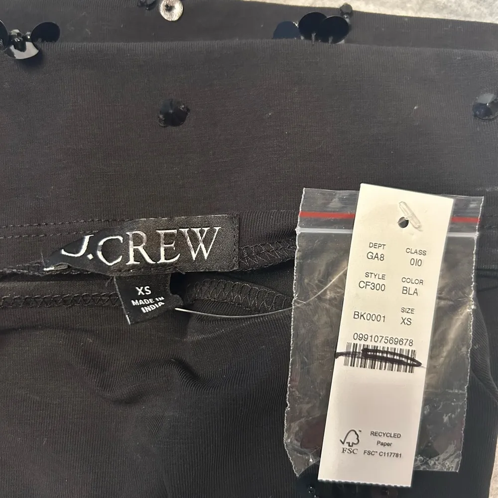 J. Crew Women’s Stretch cotton-blend mockneck floral embellishment Size XS - Image 4