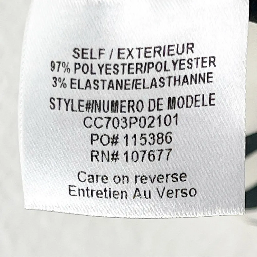 ALICE + OLIVIA Sherice Striped Georgette High Rise Wide Leg Trouser Pants Size 0 - Image 4