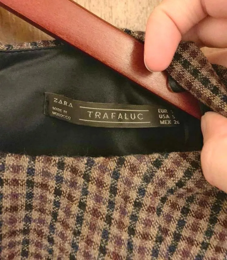 Trafaluc Houndstooth Tunic Dress - Image 5