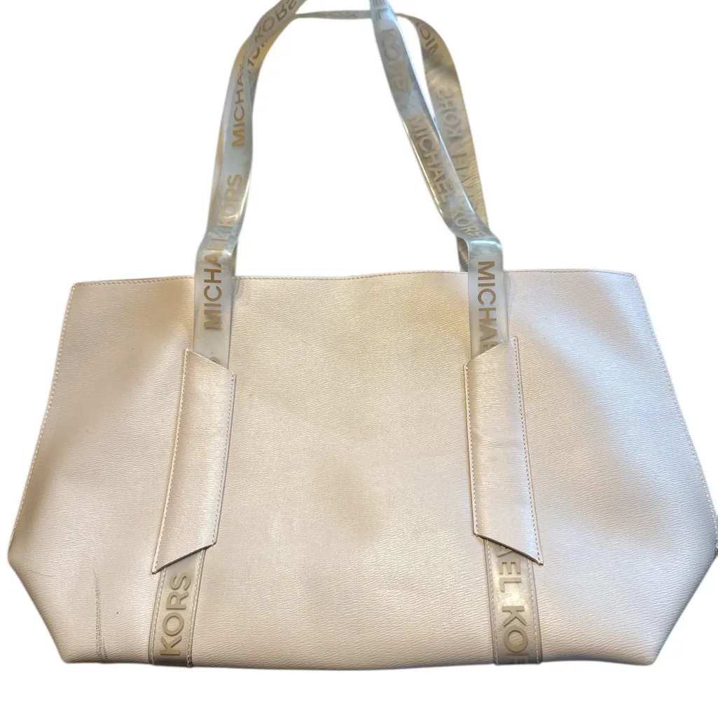 MICHAEL KORS BEIGE TOTE BAG PURSE by FRAGRANCE PERFUME
LINE CLEAR STRAPS - Image 4