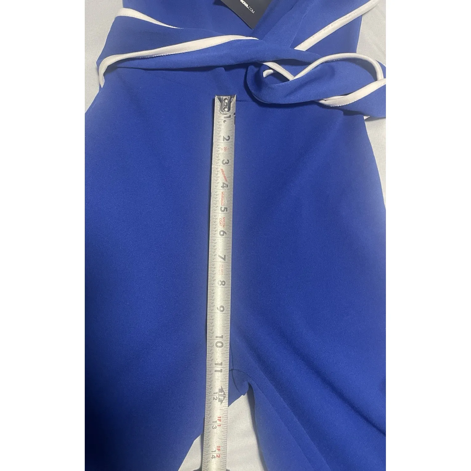 FashionNova Better Now Tube Jumpsuit in Blue/White Size XS Blue - Image 3
