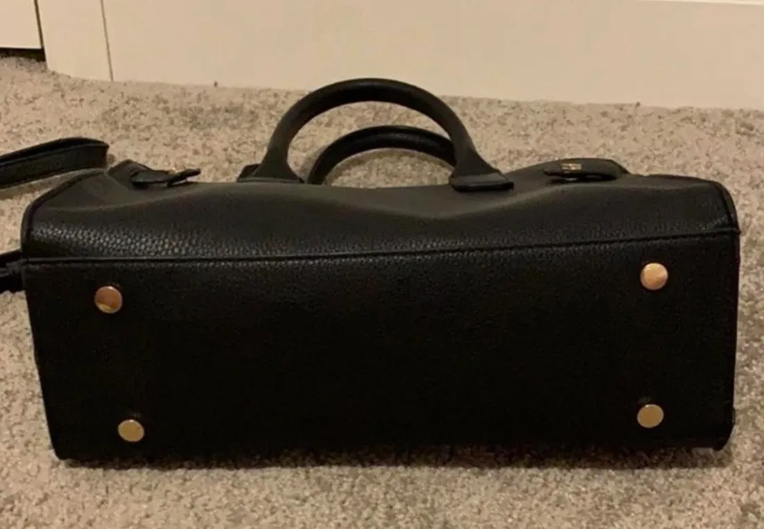 Target Black Faux Leather Purse - Image 8