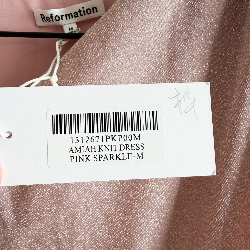 New Reformation Amiah Knit Dress Size M - Image 8