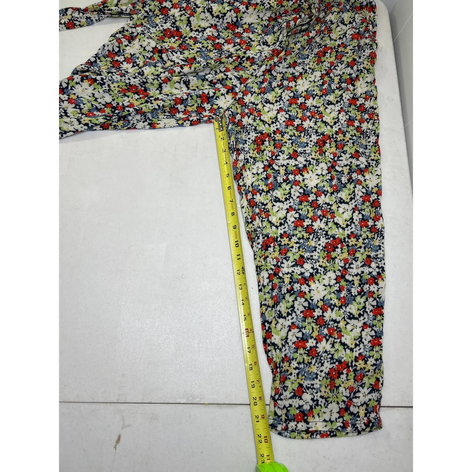 Free People X Revolve Ruffle Your Feather Floral V-Neck Jumpsuit. Size S - Image 10