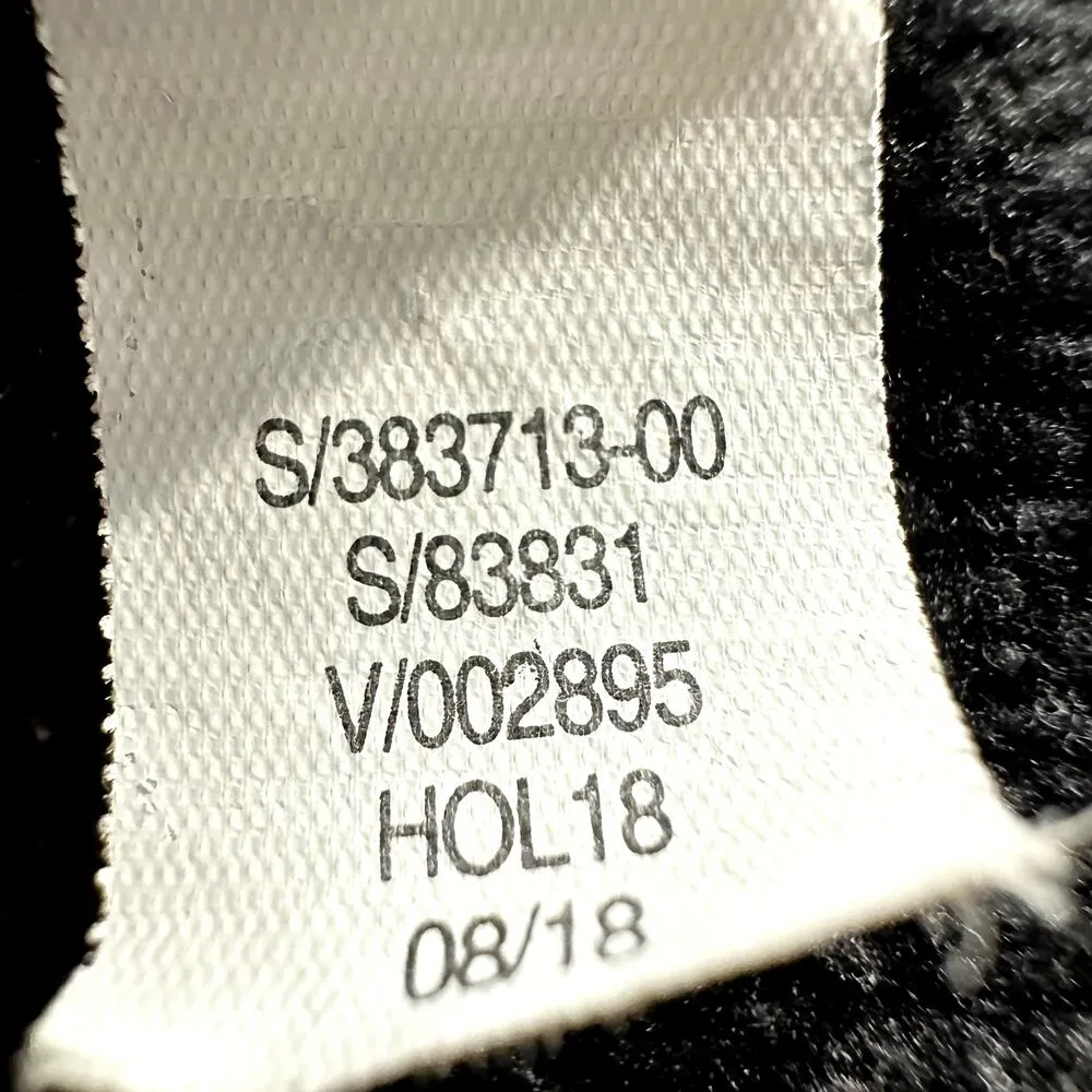 Athleta Cozy Karma Wrap Cardigan Sweater Oversized Mid Length Fleece Black S - Image 5