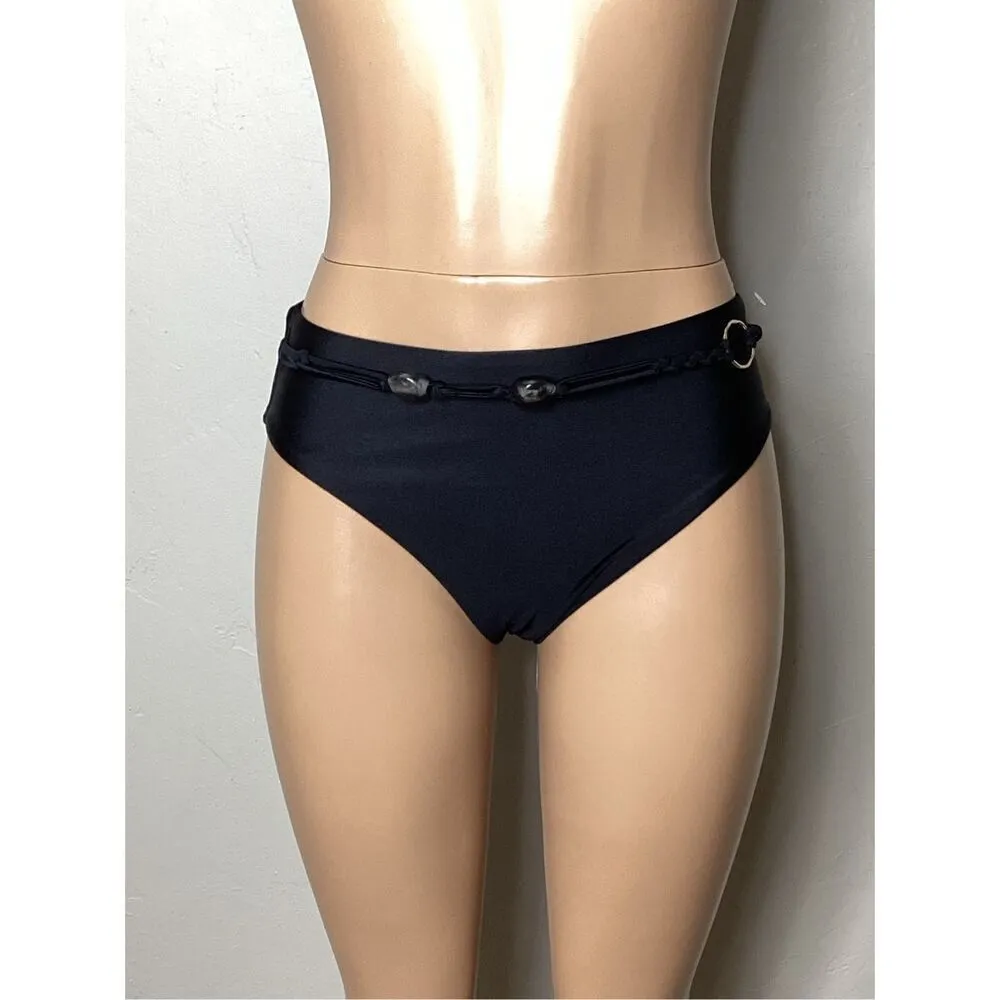 New. Red Carter O-Ring high waisted bikini bottom. Small. - Image 6