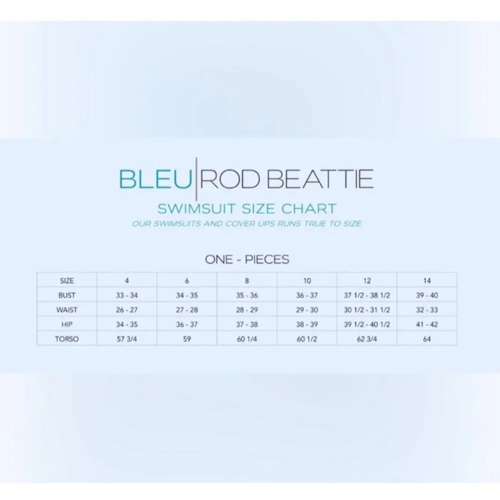 Bleu Rod Beattie All About U Bar Navy One Piece Swimsuit 12 - Image 6