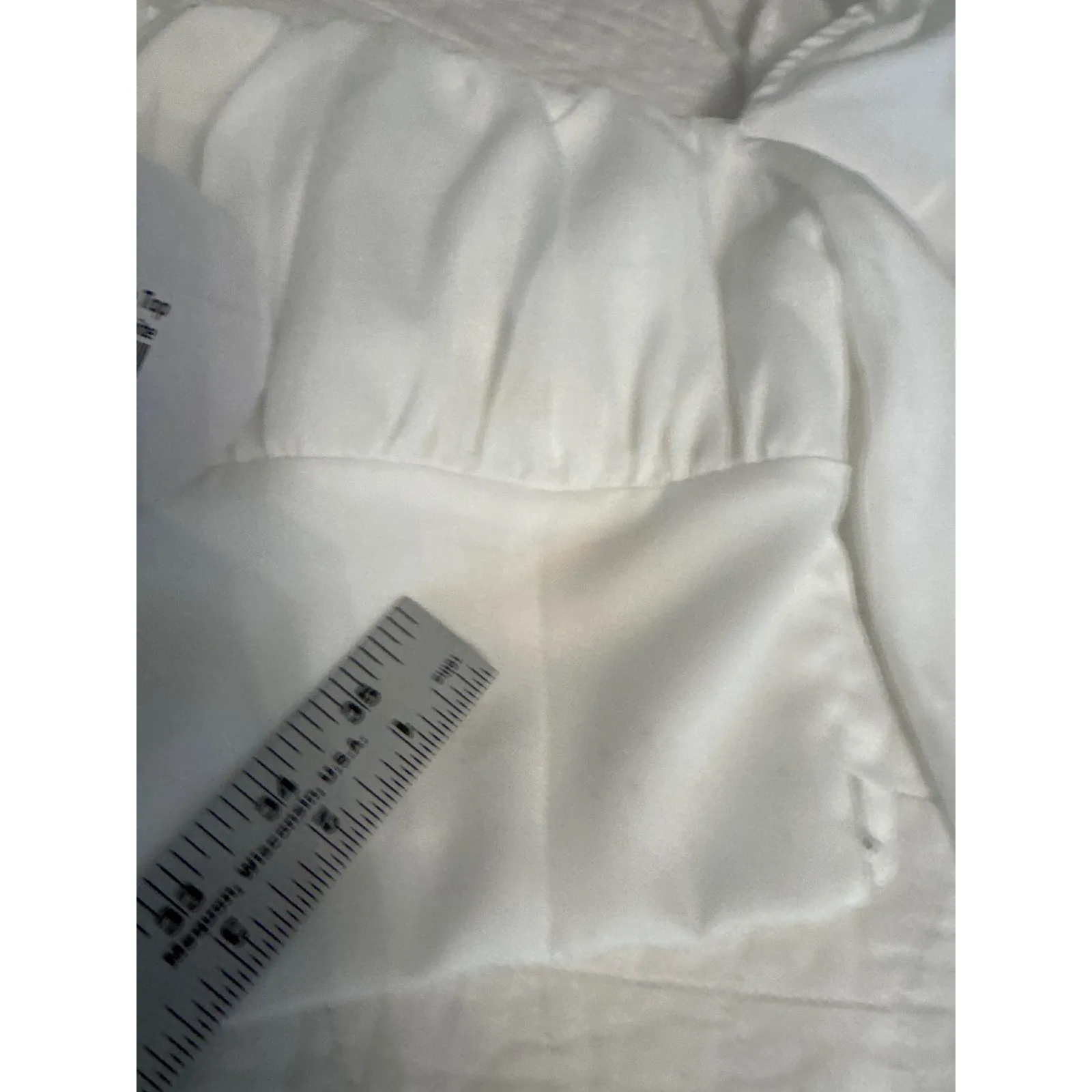 Princess Polly Ariah Long Sleeve‎ Top US 0 AU 4 White Ruched Crop Blouse NWT - Image 3