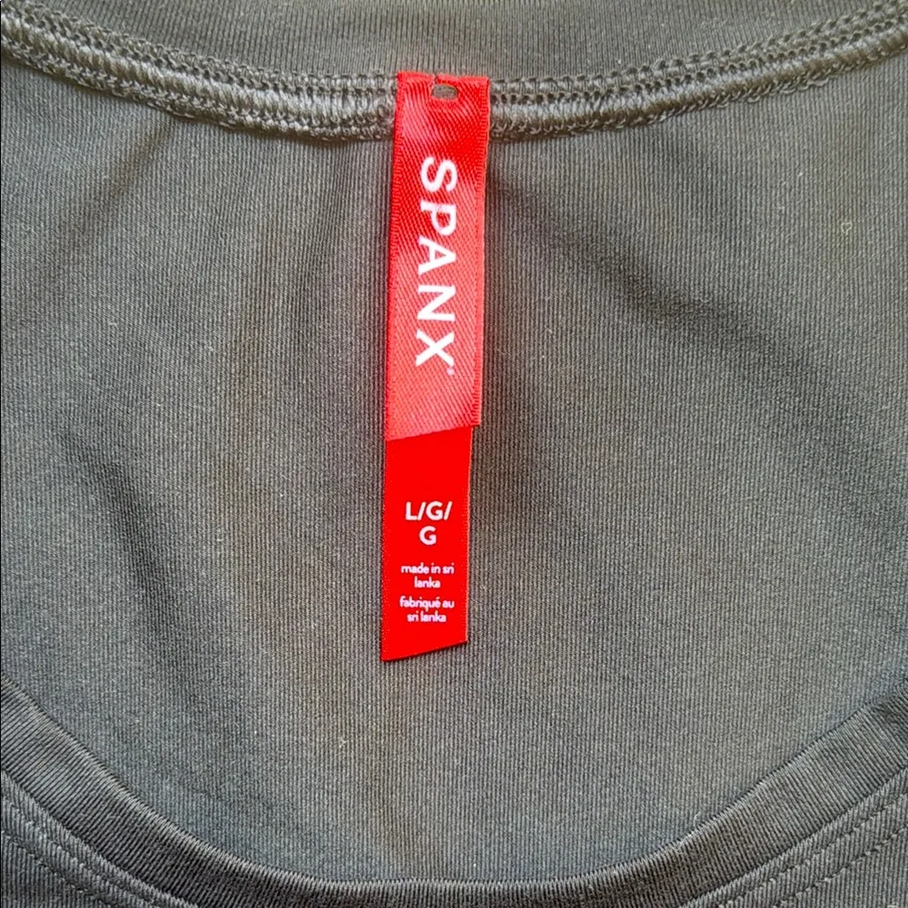 SPANX Black Tank Bodysuit Size Large - Image 5