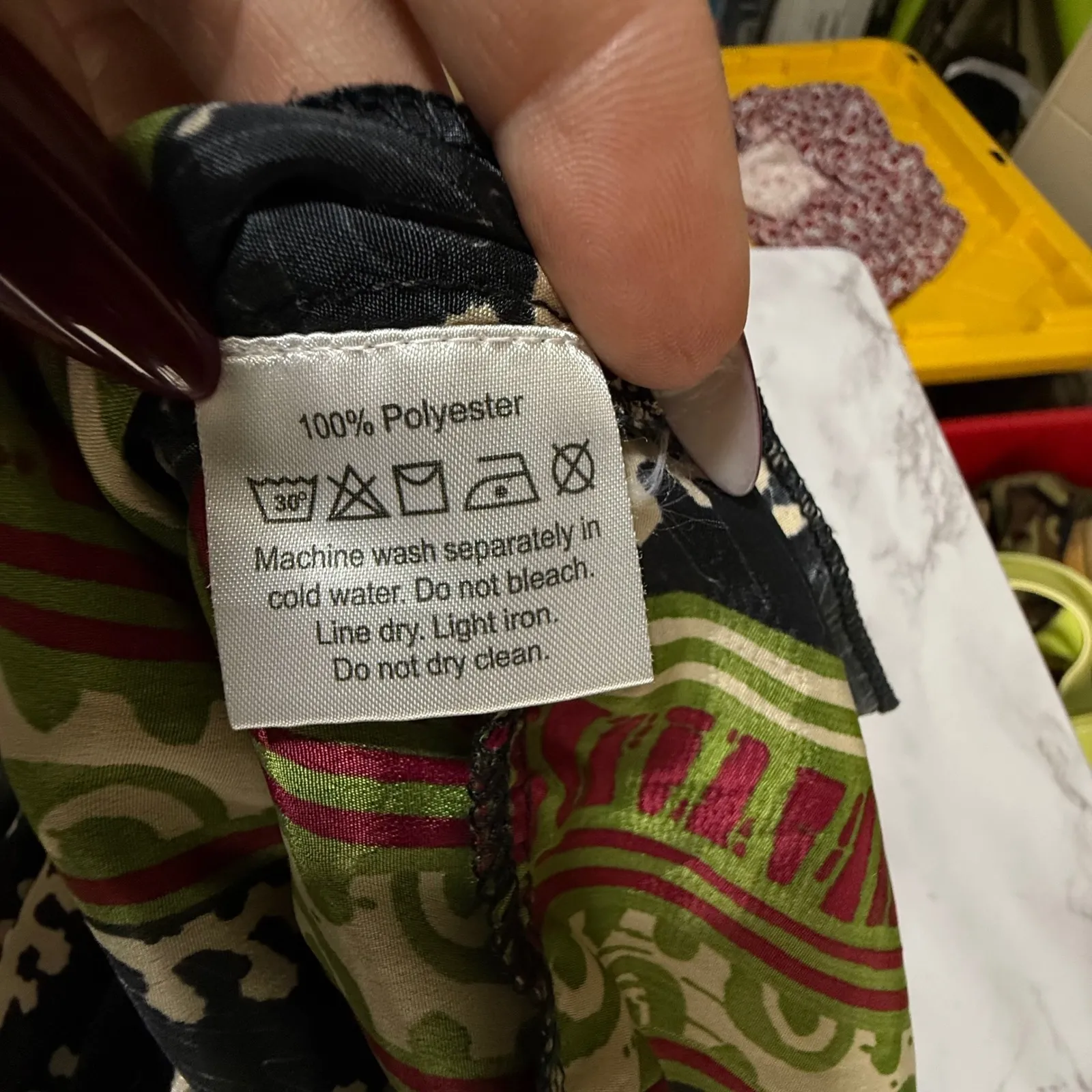 Earthbound Trading Co‎ Tiered Skater Skirt Lg Ruffle Boho Hippie Phoebe Buffay Black - Image 4