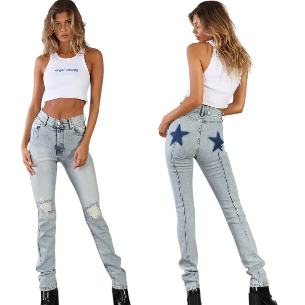 NWT Revice Uptown Rising Star Denim Jeans Size 27 - Image 3