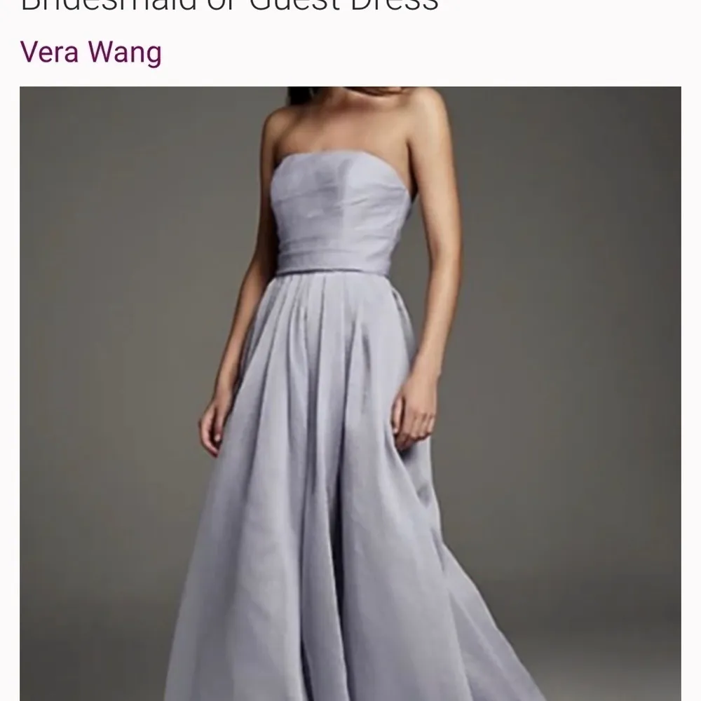Vera Wang White Collection David’s Bridal Bridesmaid Dress - Image 3
