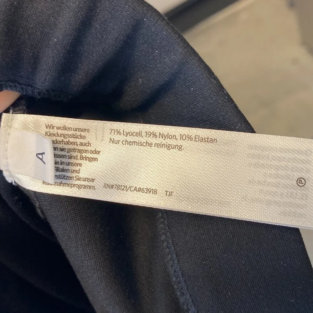 Eileen Fisher high waisted wide leg minimalist cropped pants office size XS - Image 7